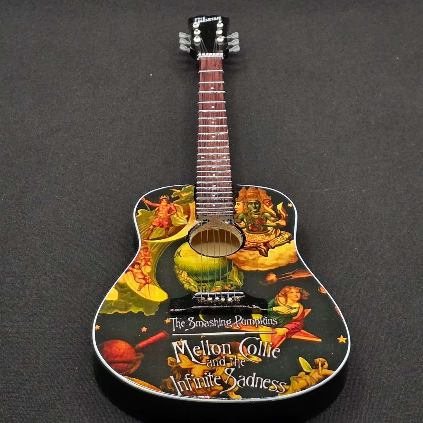 Miniature Guitar - Smashing Pumpkins Mellon Collie and the Infinite Sadness Billy Corgan - Model Guitar Inc Stand