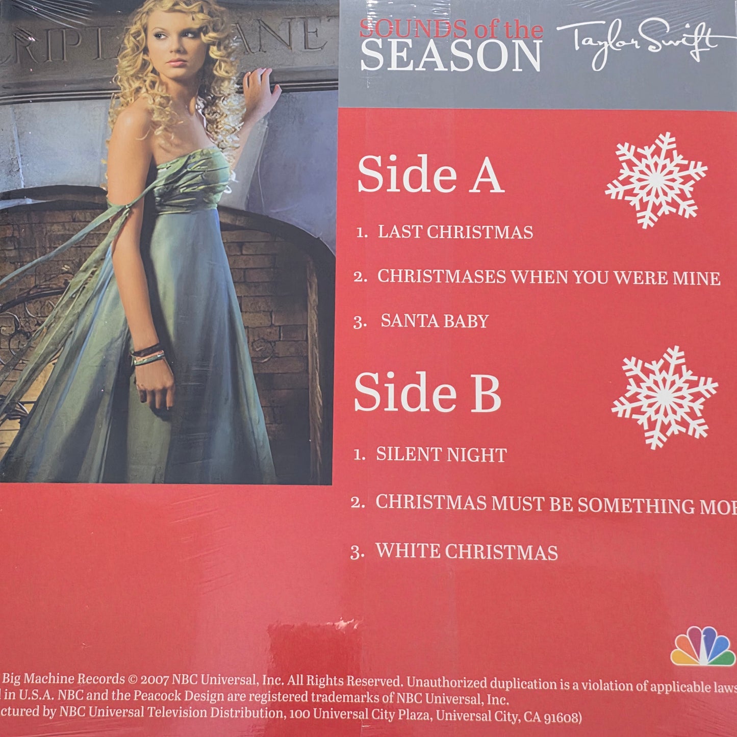 Taylor Swift - The Holiday Collection Vinyl Record LP Red/Green Splatter Coloured Vinyl Sounds of the Season Christmas XMAS