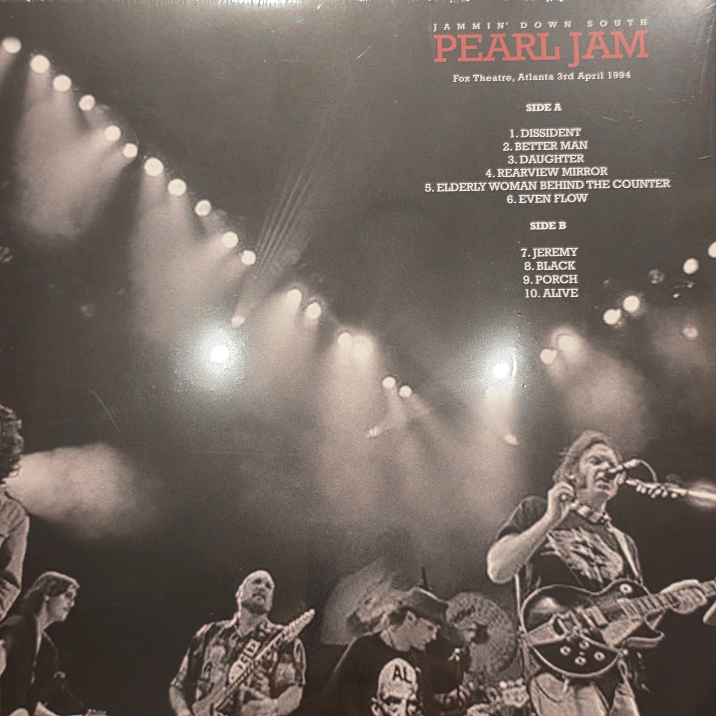 Pearl Jam - Jammin' Down South Live 1994 Vinyl Record