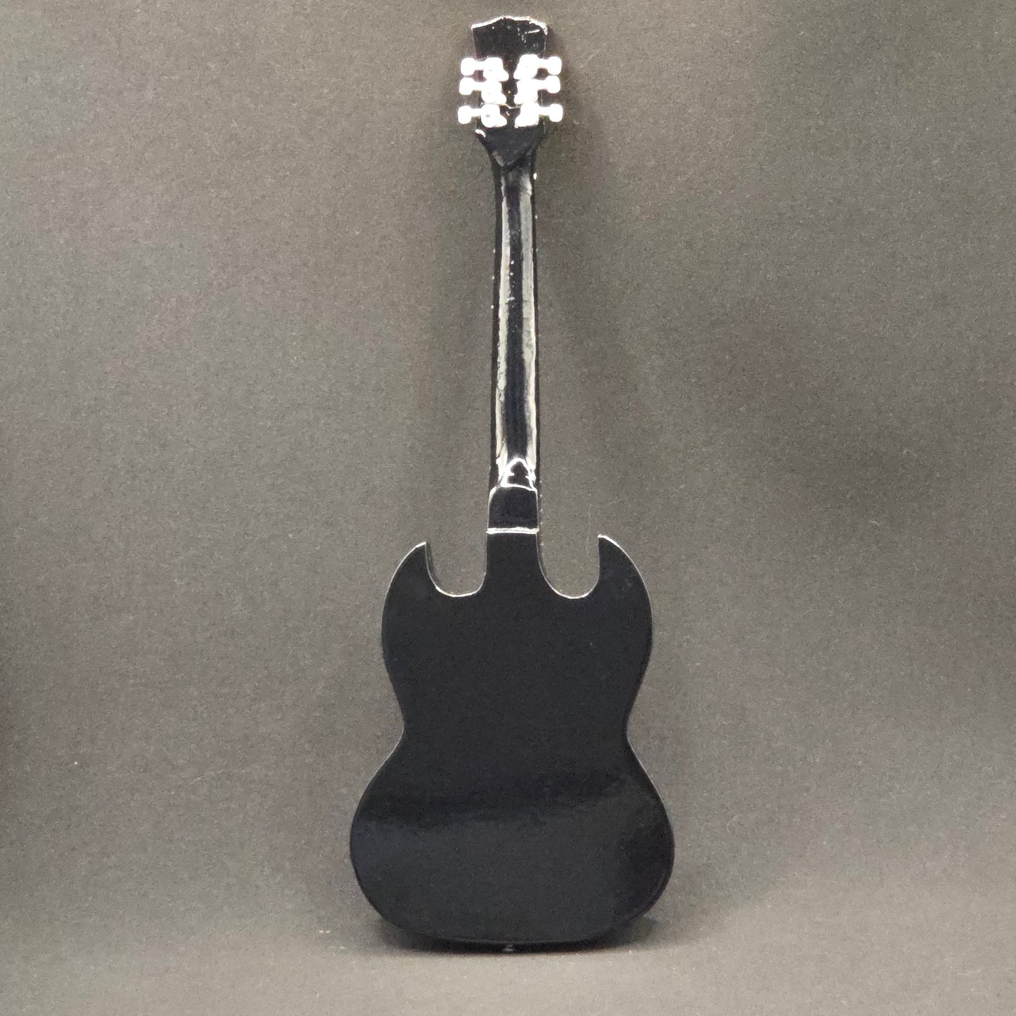 Miniature Guitar - AC/DC Album Covers Gibson SG  - Model Guitar Inc Stand ACDC