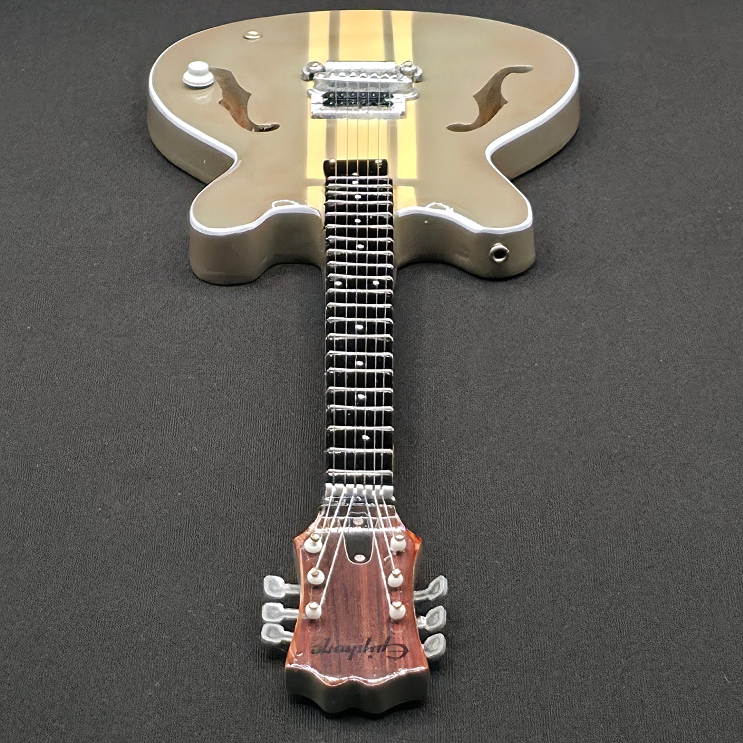 Miniature Guitar - Tom Delonge Blink 182 Epiphone ES333  - Model Guitar Inc Stand