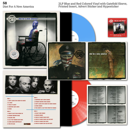 58 - Diet For A New America Vinyl Record 2LP