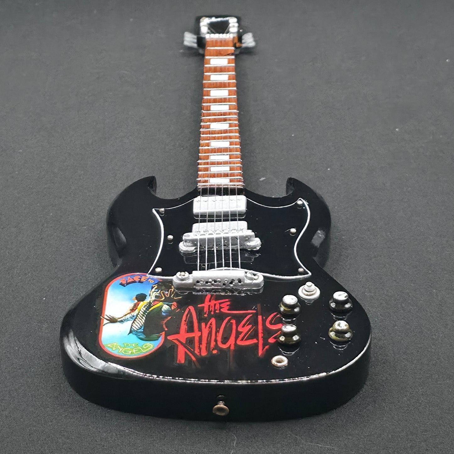 Miniature Guitar - The Angels Gibson SG - Model Guitar Inc Stand