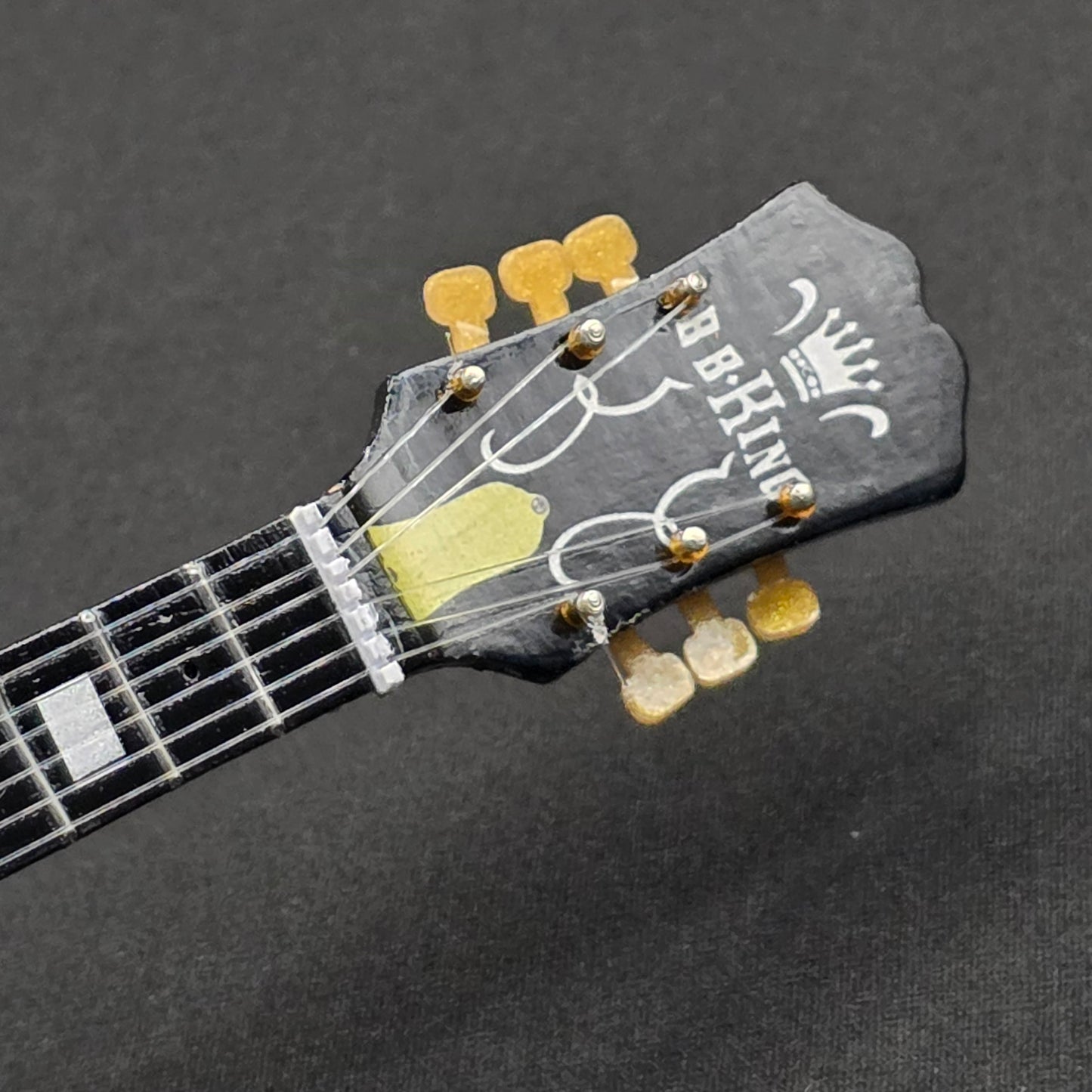 Miniature Guitar -  BB King B.B King Lucille Gibson Black - Model Guitar Inc Stand