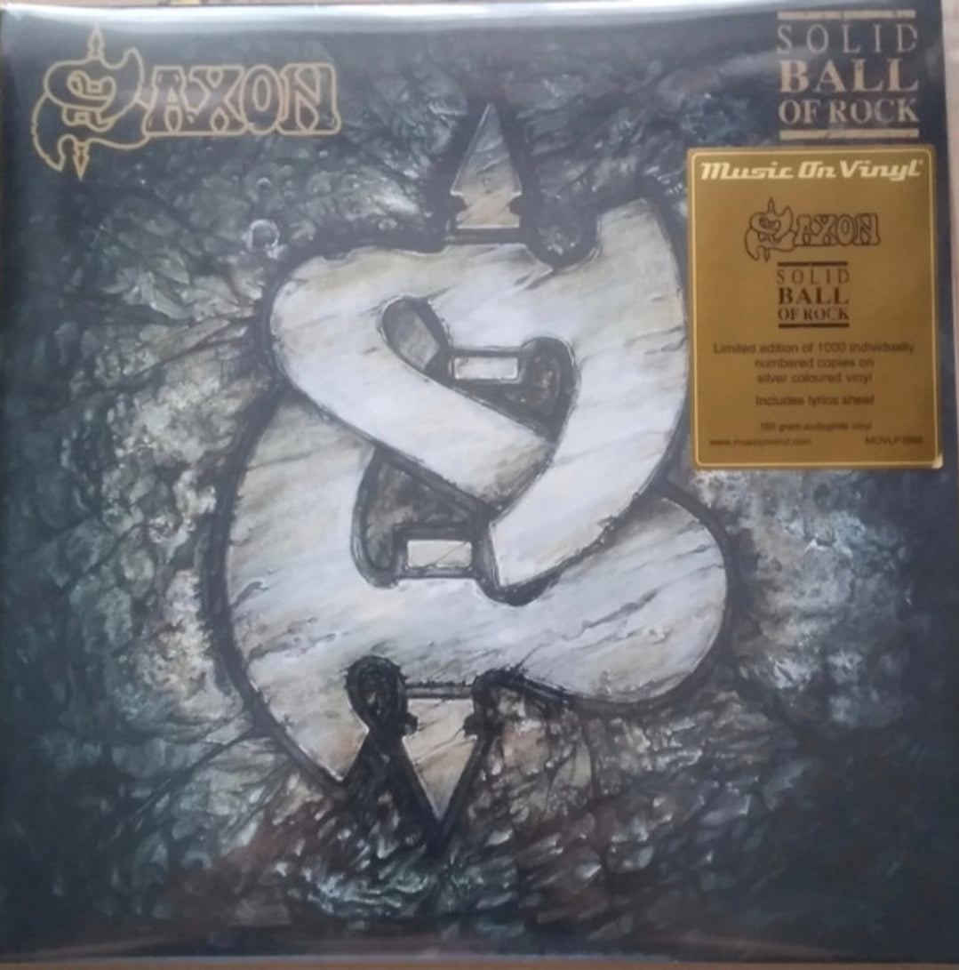 Saxon - Solid Ball Of Rock (LP, Album, Ltd, Num, RE, RP, Sil) Vinyl Record / LP