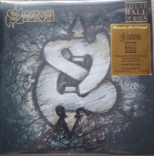Saxon - Solid Ball Of Rock (LP, Album, Ltd, Num, RE, RP, Sil) Vinyl Record / LP