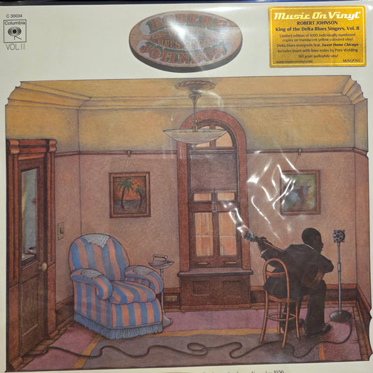 Robert Johnson - King of the Delta Blues Singers  Vol 2 Vinyl Record ltd Ed/1000 yellow vinyl