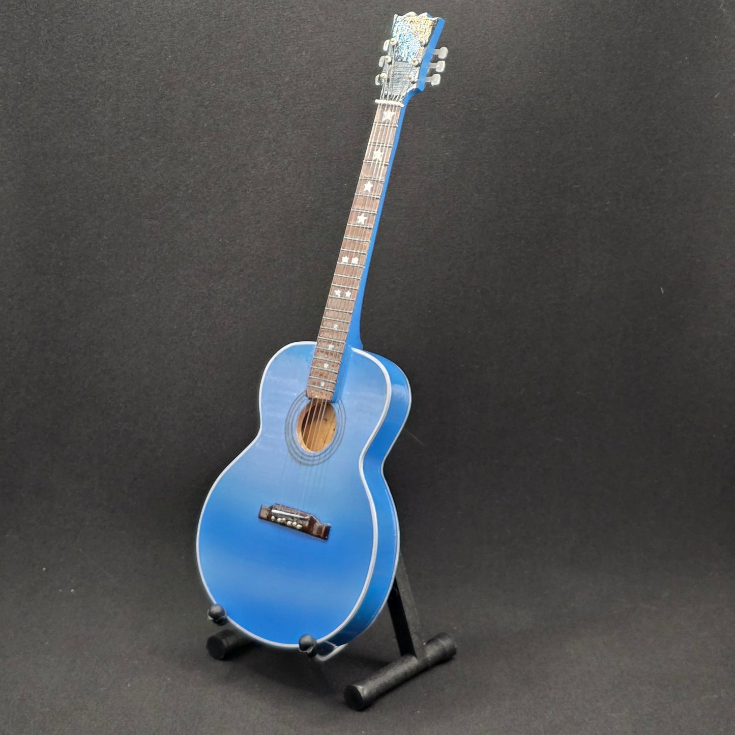Miniature Guitar - Taylor Swift Eras Tour Lover Blue Gibson - Model Guitar Inc Stand