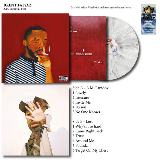 Brent Faiyaz - A.M. Paradox Lost Vinyl Record LP