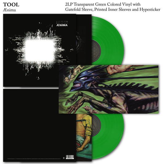 Tool – Ænima  AENIMA 2LP COLOURED VINYL RECORD GATEFOLD SLEEVE GREEN VINYL