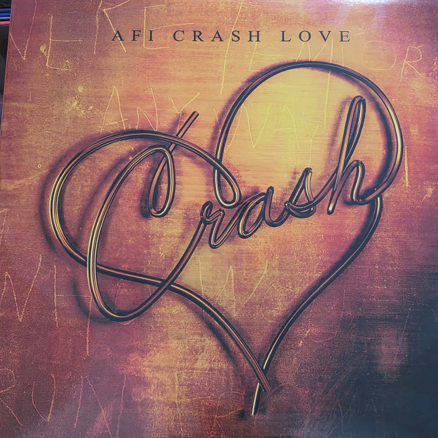 AFI - Crash Love Vinyl Record 2LP Gold (Coloured Vinyl Deluxe Edition )  A Fire Inside
