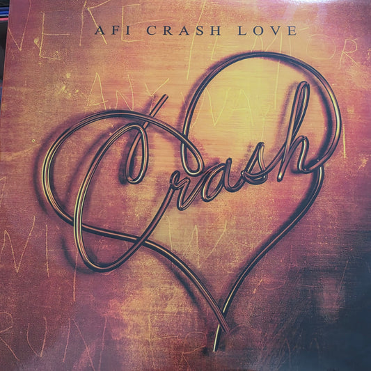 AFI - Crash Love Vinyl Record 2LP Gold (Coloured Vinyl Deluxe Edition )  A Fire Inside