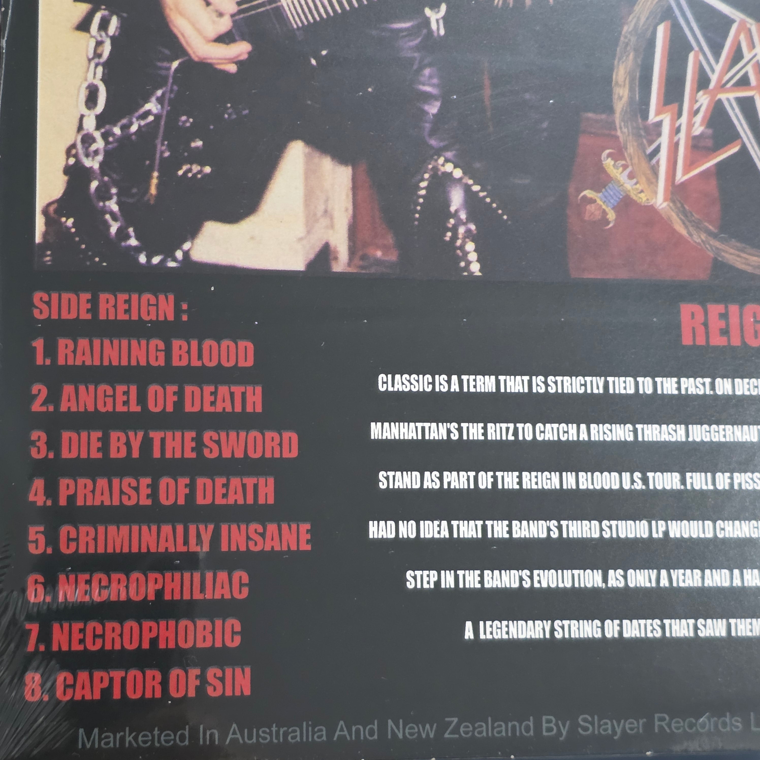 SLAYER - REIGN THE RITZ LIVE 1986 NYC – Harbourside Records