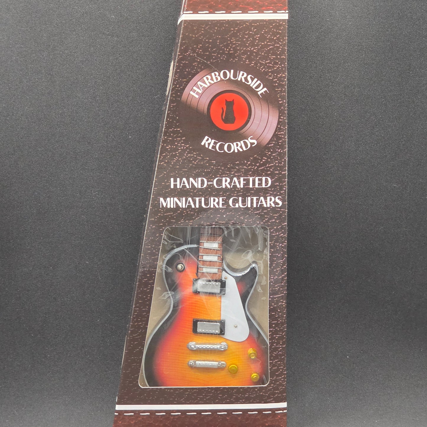 Miniature Guitar - Gibson Les Paul Sunburst - Model Guitar Inc Stand