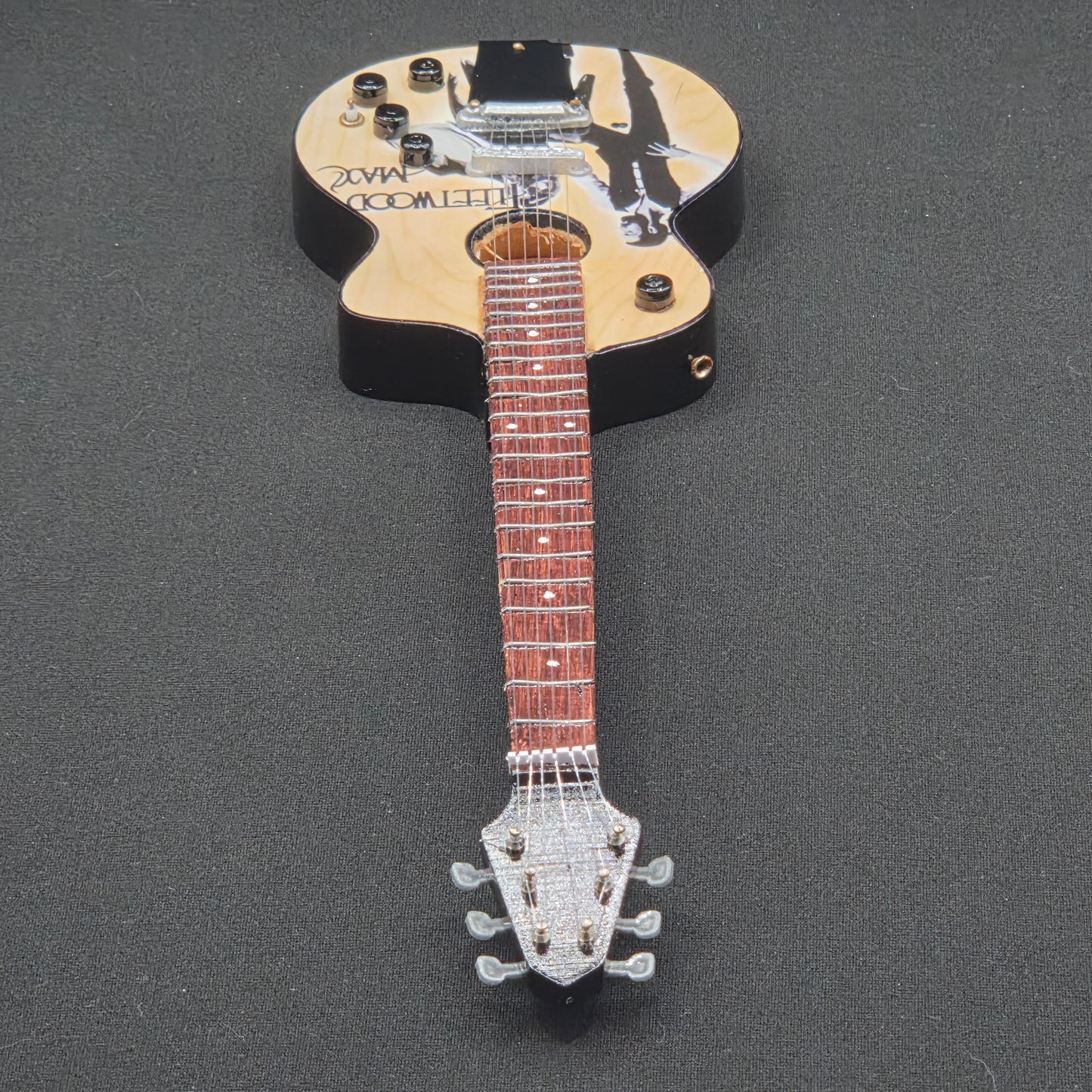 Miniature Guitar - Fleetwood Mac Rumours Acoustic - Model Guitar Inc Stand
