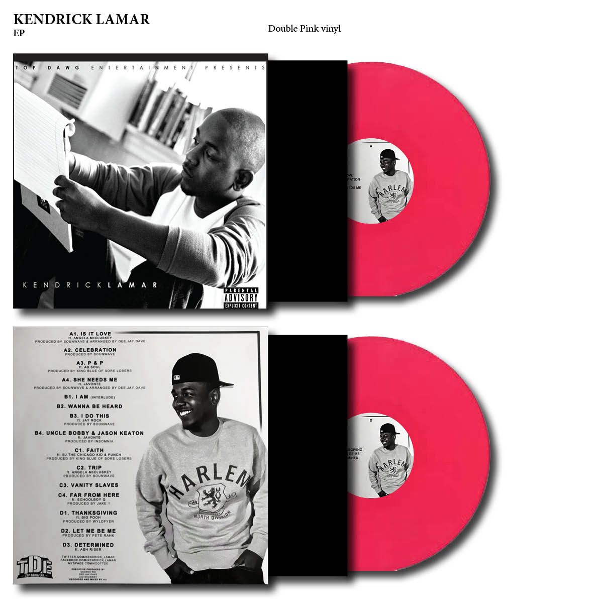 Kendrick Lamar - Debut Self Titled EP Vinyl Record 2LP