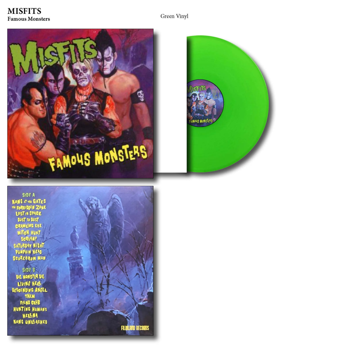 The Misfits - Famous Monsters Vinyl Record LP