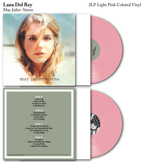May Jailer – Sirens LANA DEL REY 2LP COLOURED VINYL RECORD