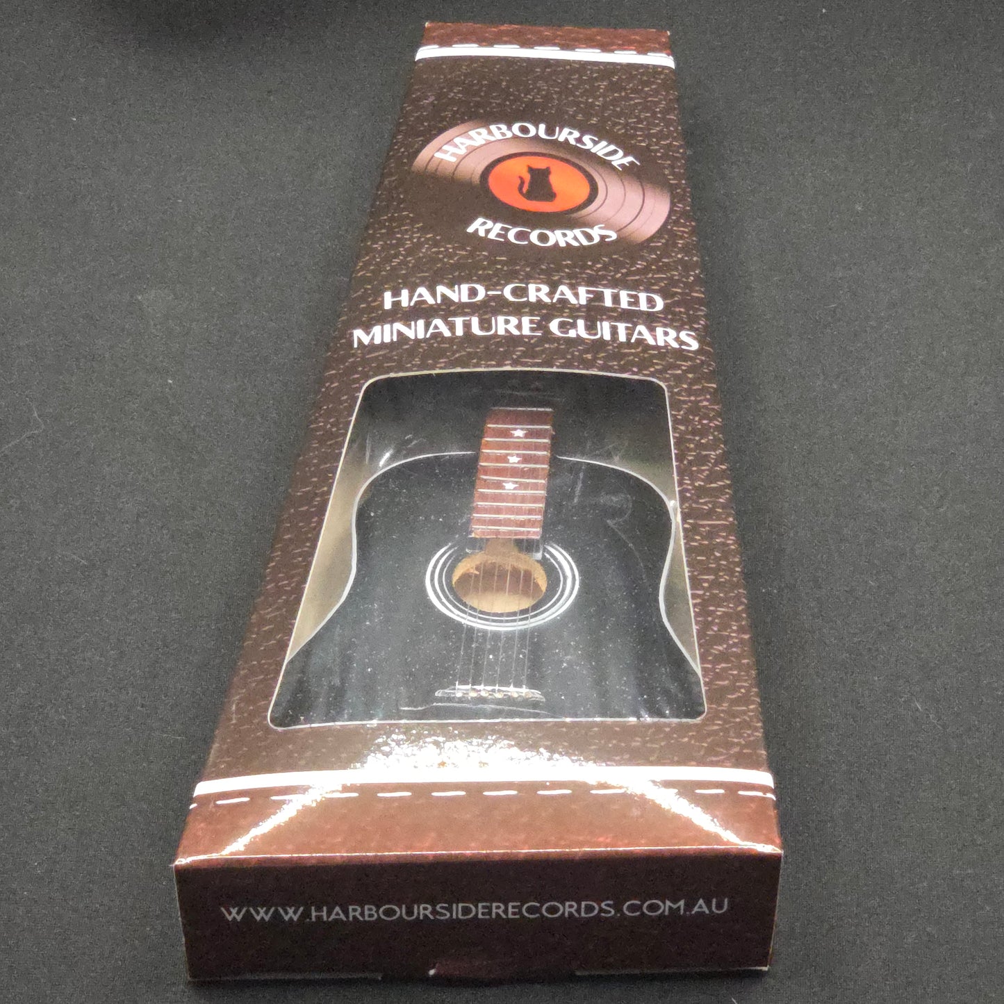 Miniature Guitar - Taylor Swift Eras Tour Black Sparkle - Model Guitar Inc Stand