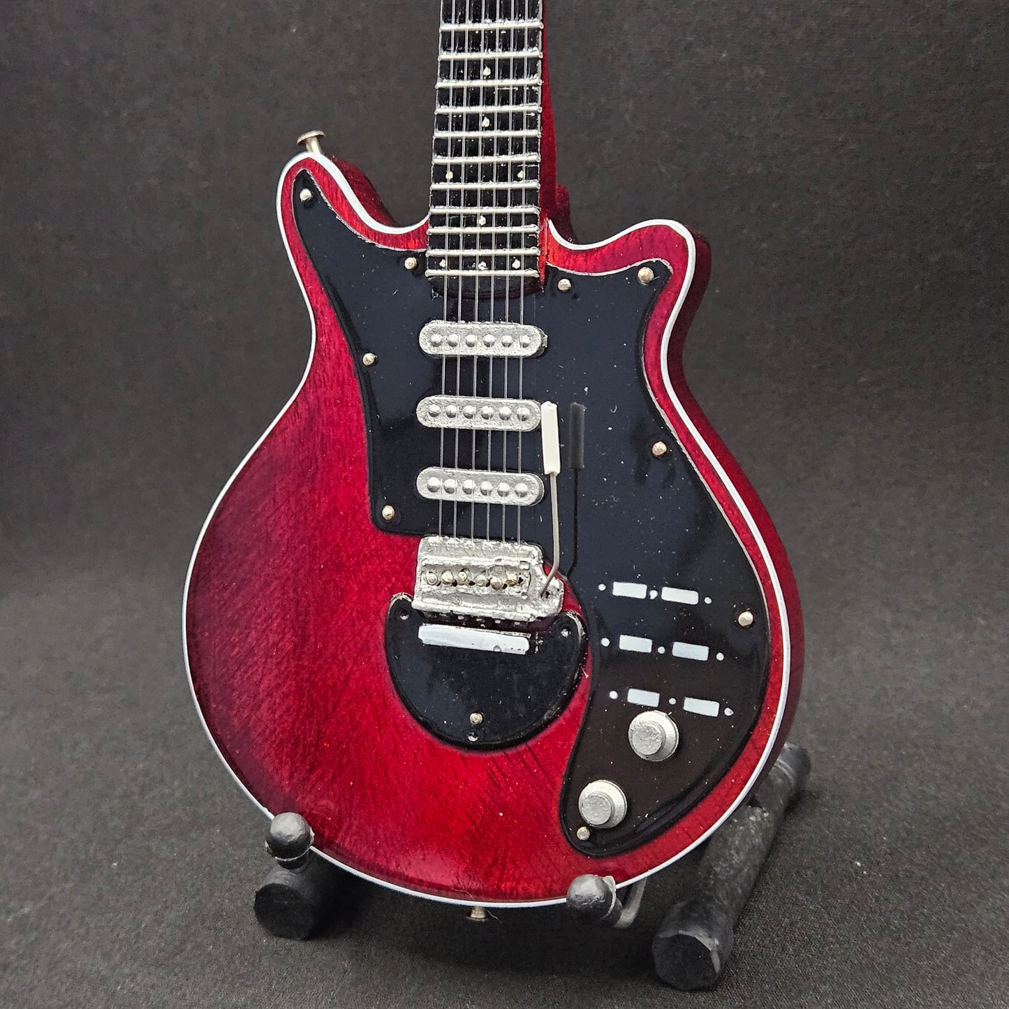 Miniature Guitar - Queen Brian May Red Special  - Model Guitar Inc Stand