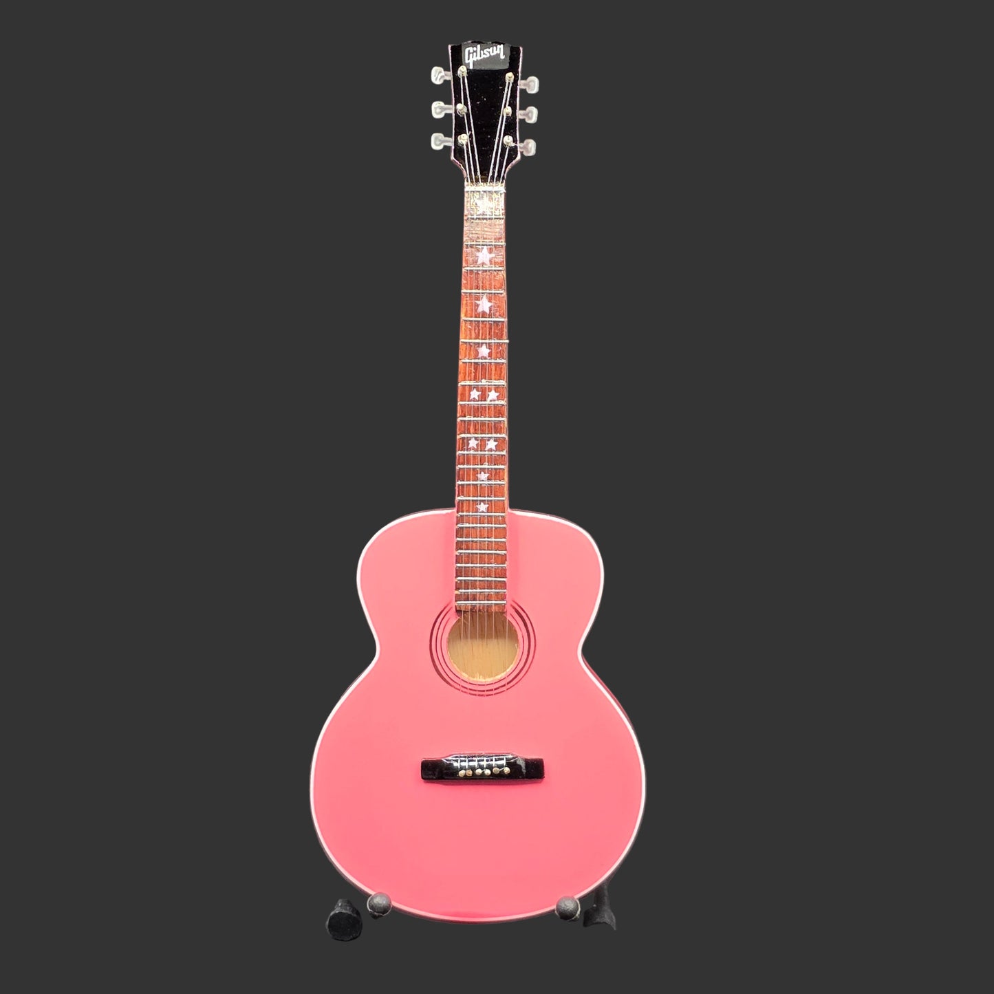 Miniature Guitar - Taylor Swift Eras Tour - Lover Pink Gibson - Model Guitar Inc Stand
