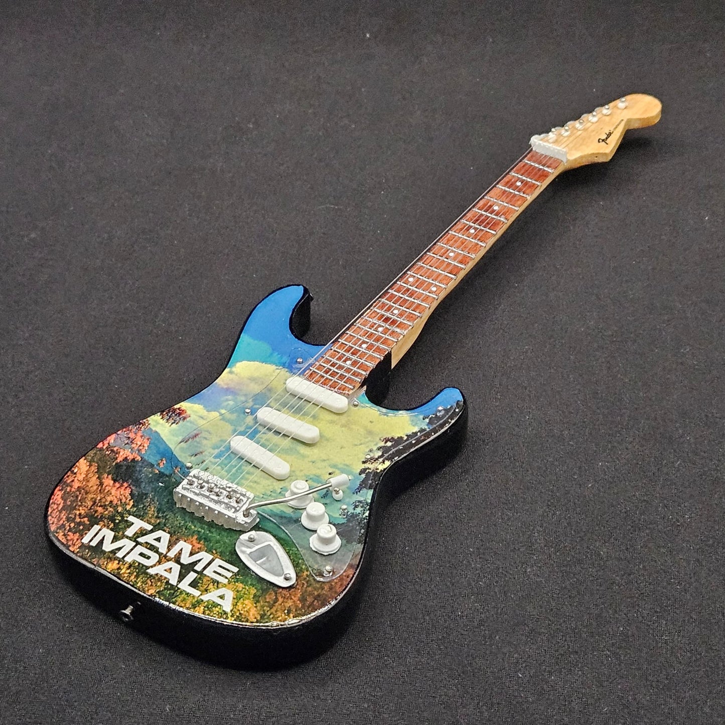 Miniature Guitar - Tame Impala Kevin Parker Fender Stratocaster - Model Guitar Inc Stand