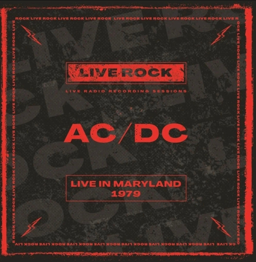 ACDC Live in Maryland 2LP Vinyl Record AC/DC