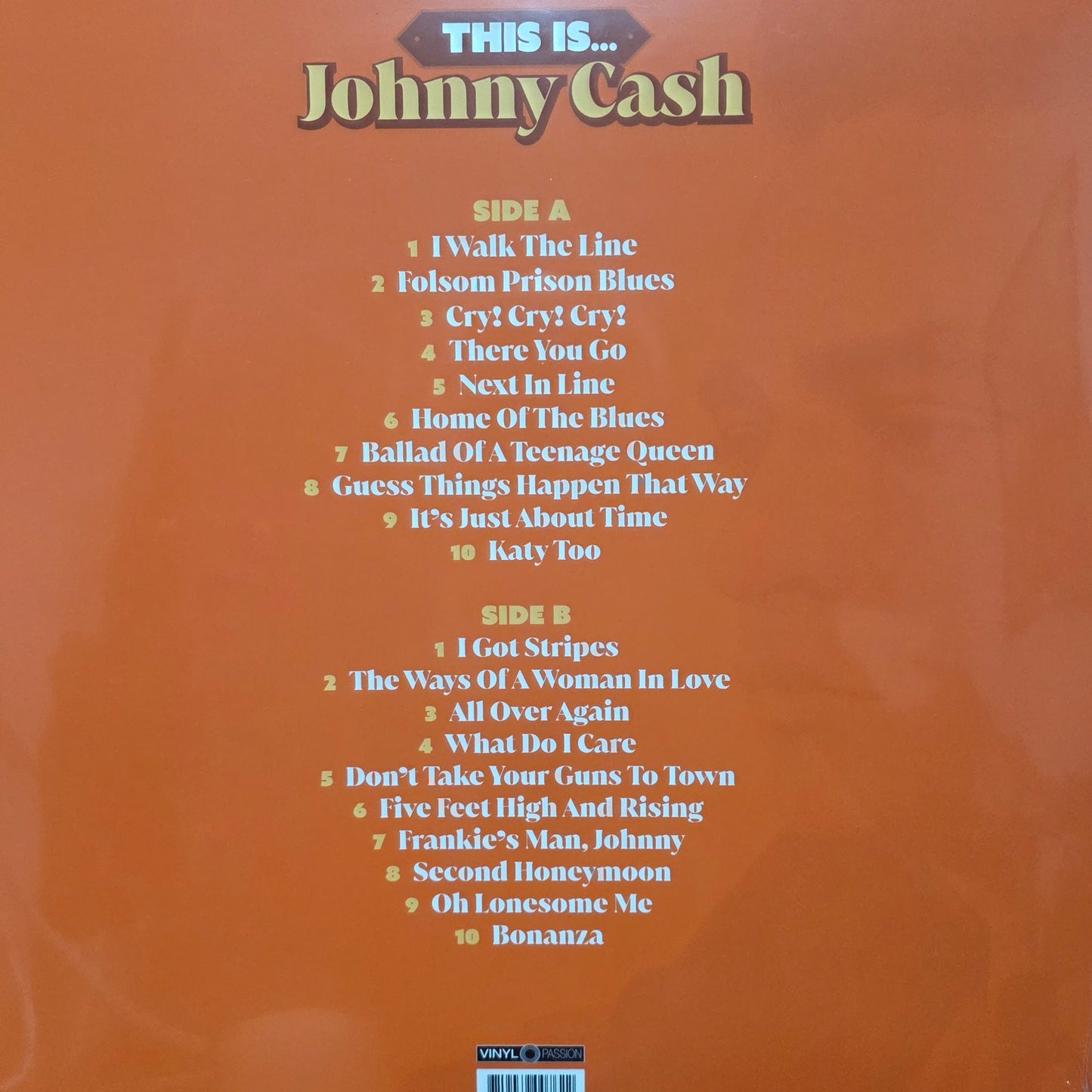 Johnny Cash - This Is Johnny Cash Vinyl Record Hits Best
