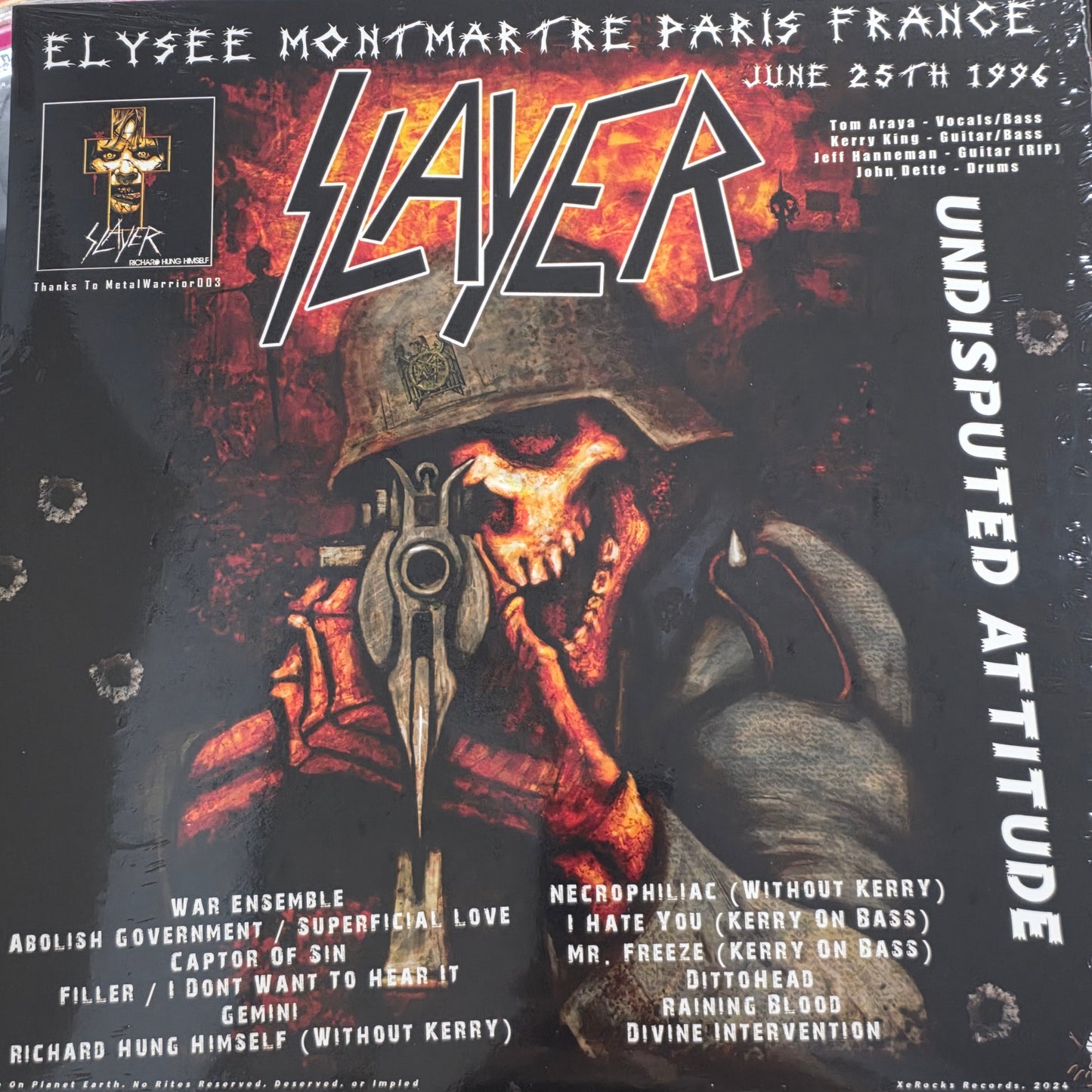 Slayer - Richard Hung Himself "COLOURED VINYL RECORD LP"