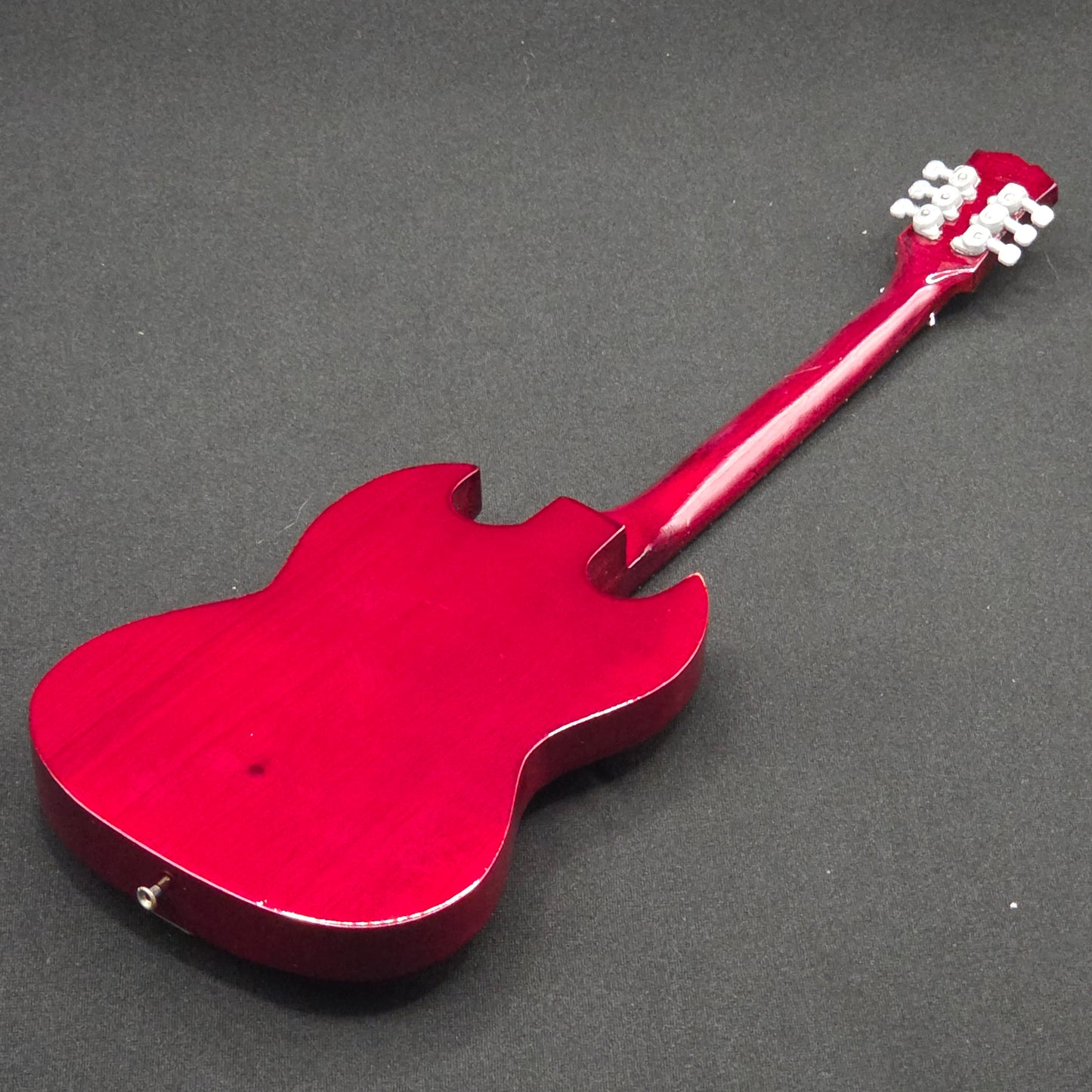 Miniature Guitar - ACDC Gibson SG Angus Young AC/DC  - Model Guitar Inc Stand