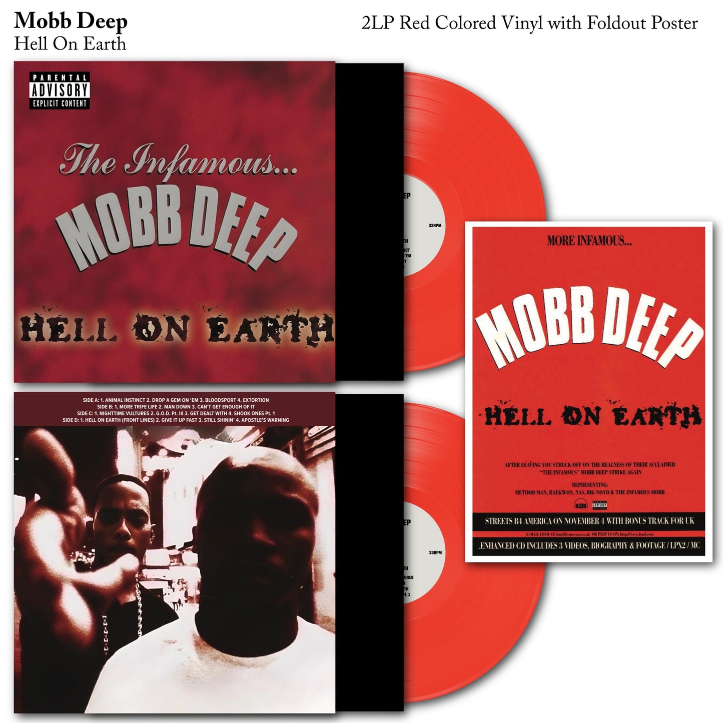 Mobb Deep - Hell On The Earth Vinyl Record LP