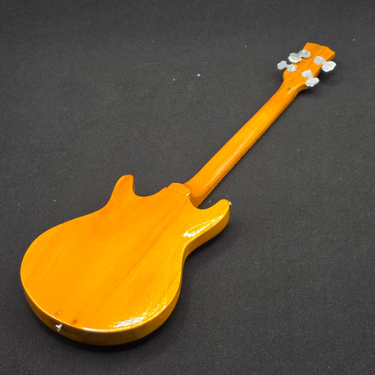 Miniature Guitar - Gibson Ripper Bass Natural - Model Guitar Inc Stand
