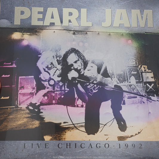 PEARL JAM - LIVE CHICAGO 1992 VINYL RECORD