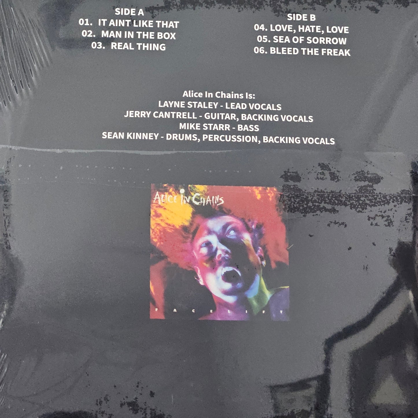ALICE IN CHAINS - LIVE FACELIFT  VINYL RECORD COLOURED