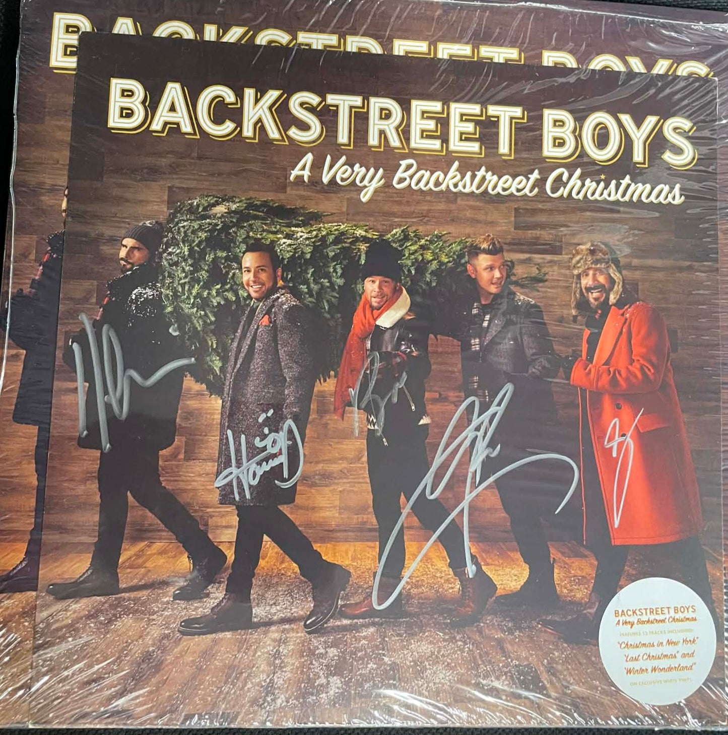 Backstreet Boys - A Very Backstreet Christmas (LP, Album, Whi) Vinyl Record / LP