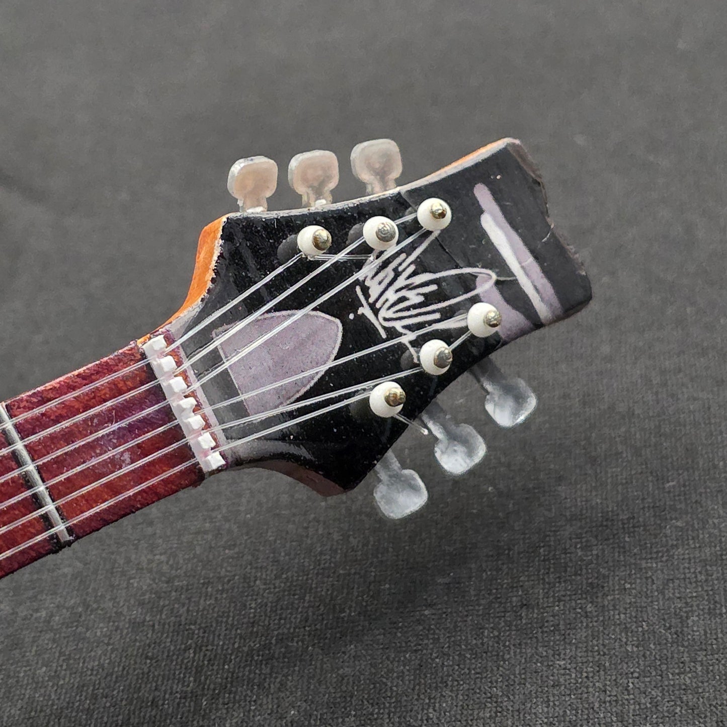 Miniature Guitar - Linkin Park Mike Shinoda PRS CE24 Signature   - Model Guitar Inc Stand