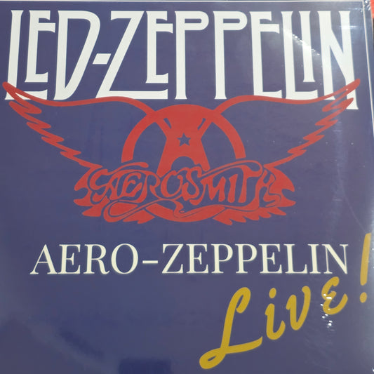 Led Zeppelin Aerosmith - Aero - Zeppelin Live "2LP COLOURED VINYL RECORD"