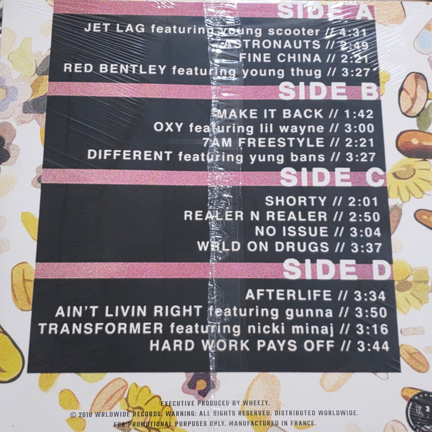 Future  Juice WRLD – WRLD On Drugs "COLOURED VINYL RECORD 2LP" World on drugs Juice World