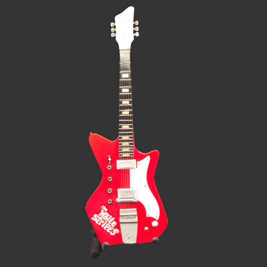Miniature Guitar - The White Stripes Red Airline - Model Guitar Inc Stand