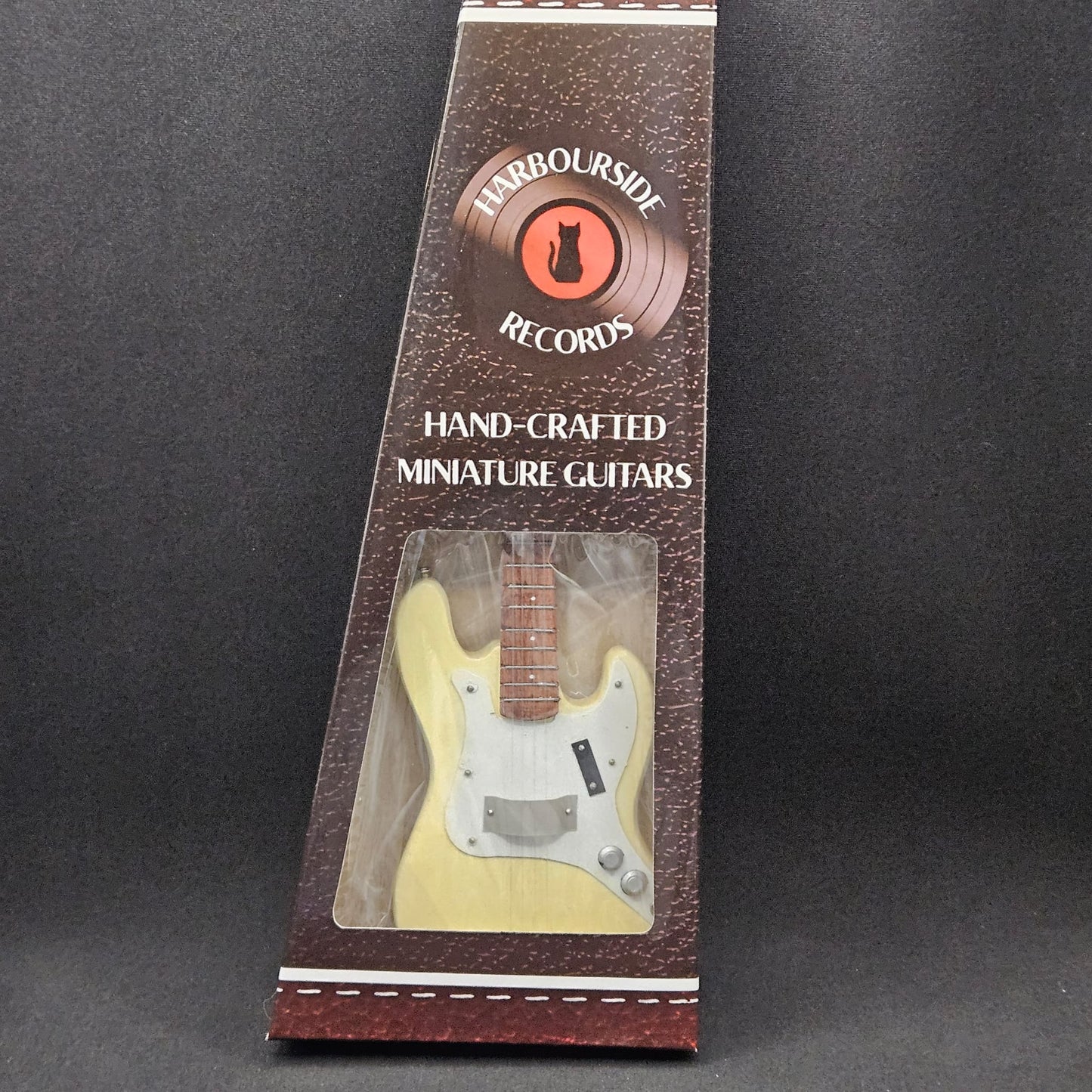 Miniature Guitar - Laura Leezy Khruangbin SX Fender Jazz Bass - Model Guitar Inc Stand