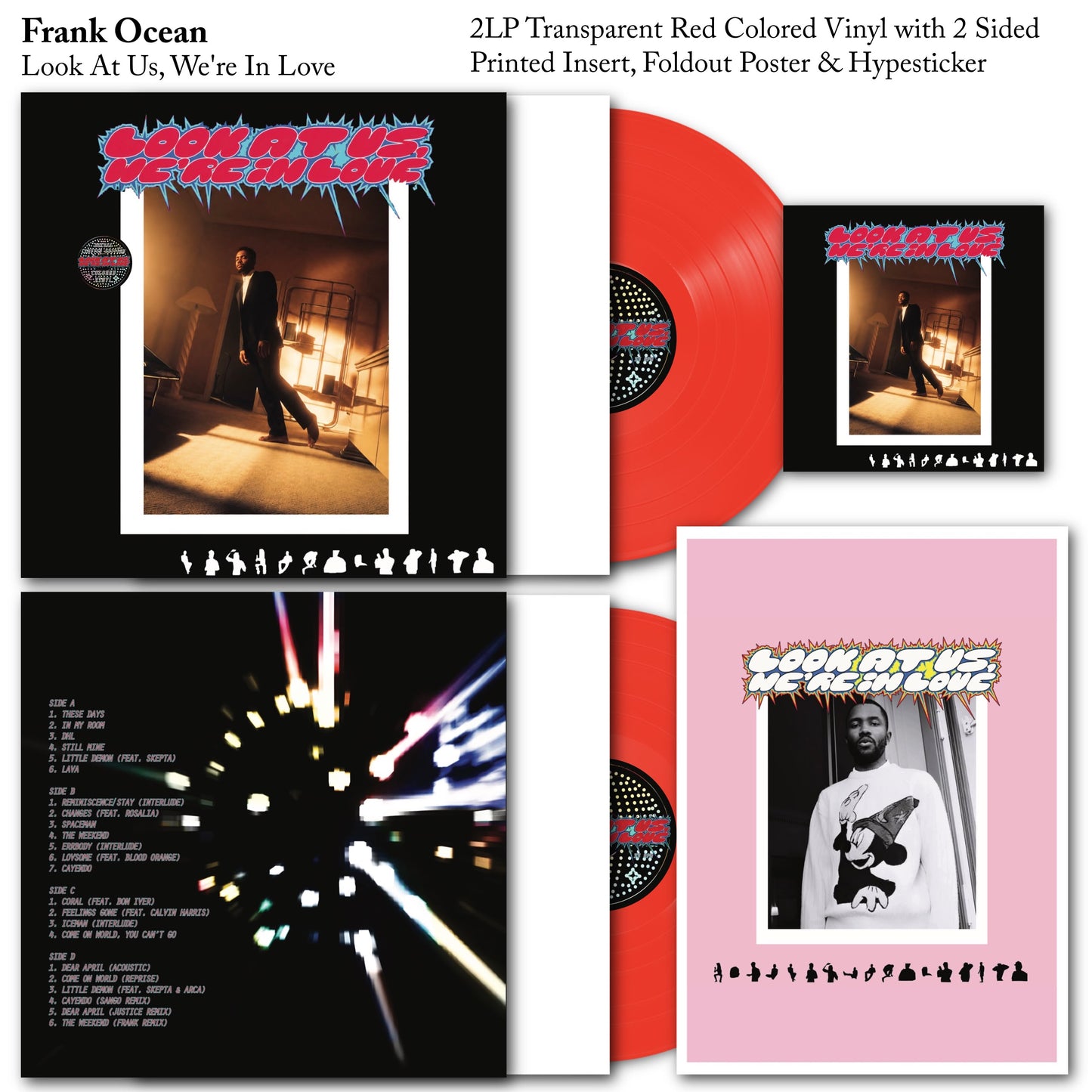 Frank Ocean - Look At Us We're In Love Vinyl Record 2LP