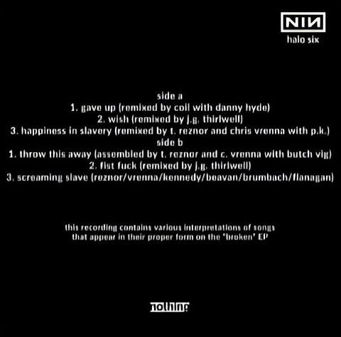 Nine Inch Nails – Fixed "COLOURED VINYL RECORD"