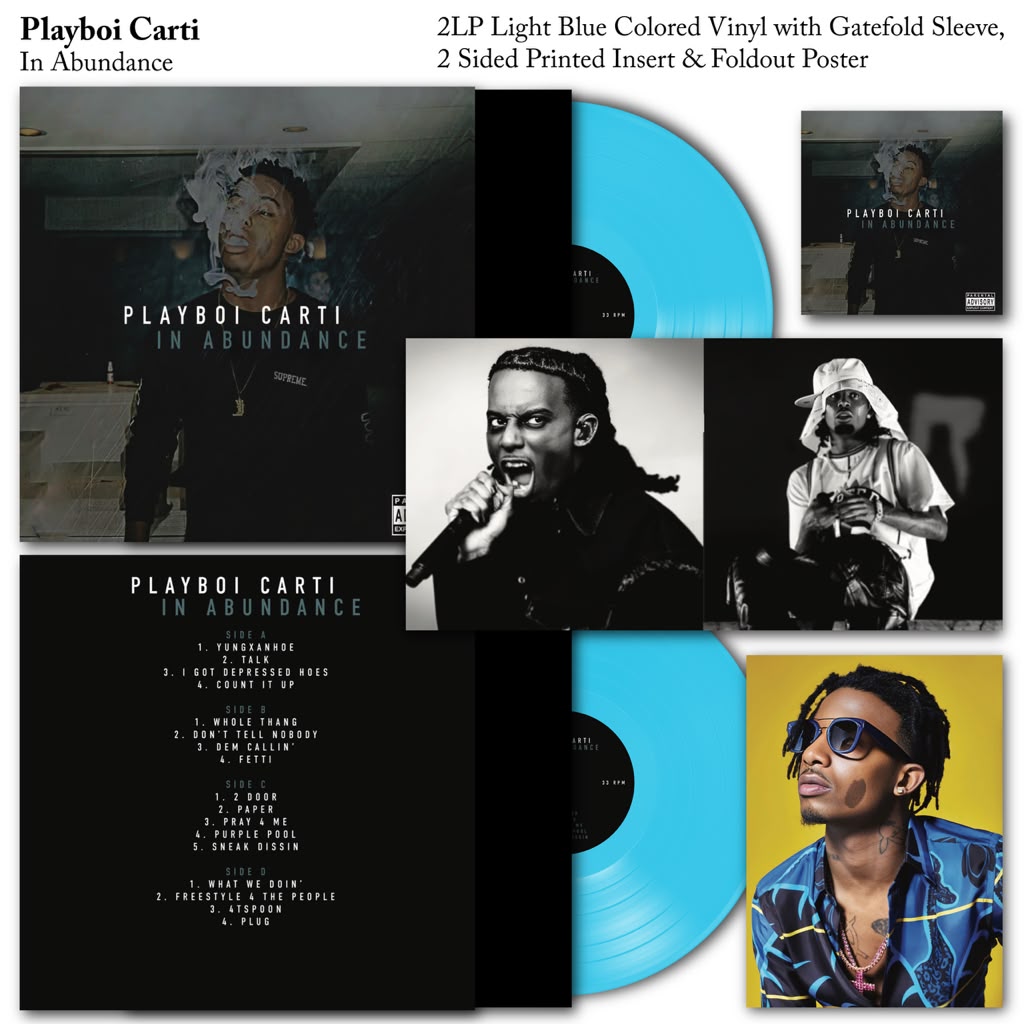 Playboi Carti - In Abundance Vinyl Record 2LP