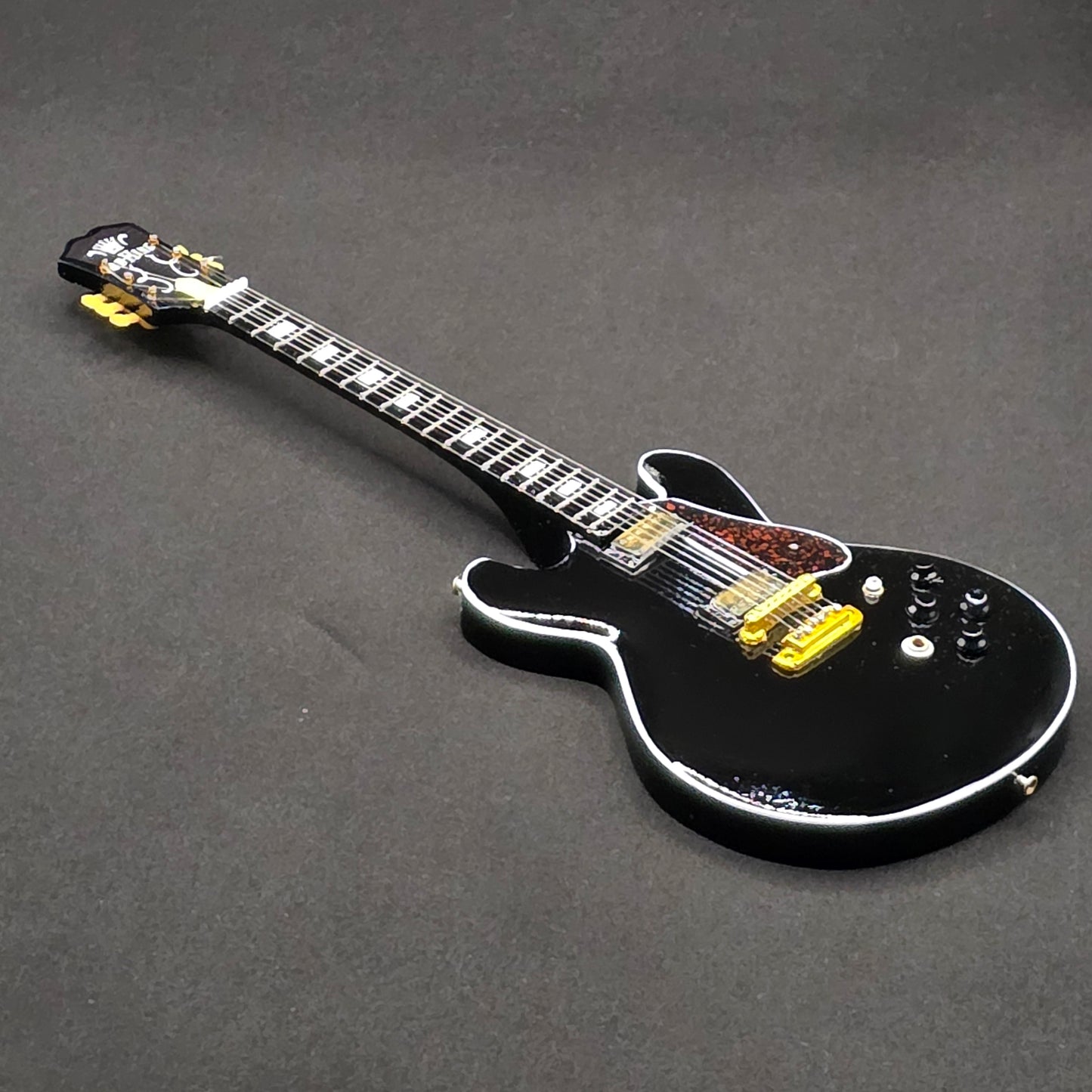 Miniature Guitar -  BB King B.B King Lucille Gibson Black - Model Guitar Inc Stand