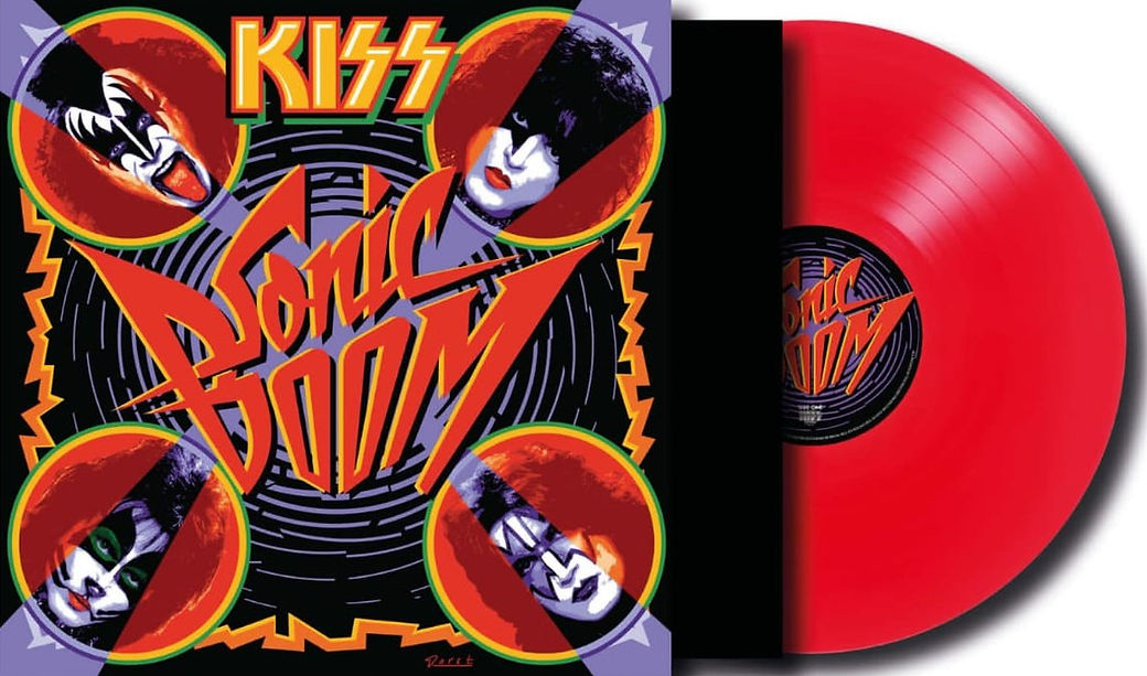 KISS – Sonic Boom "RED COLOURED VINYL RECORD LP"