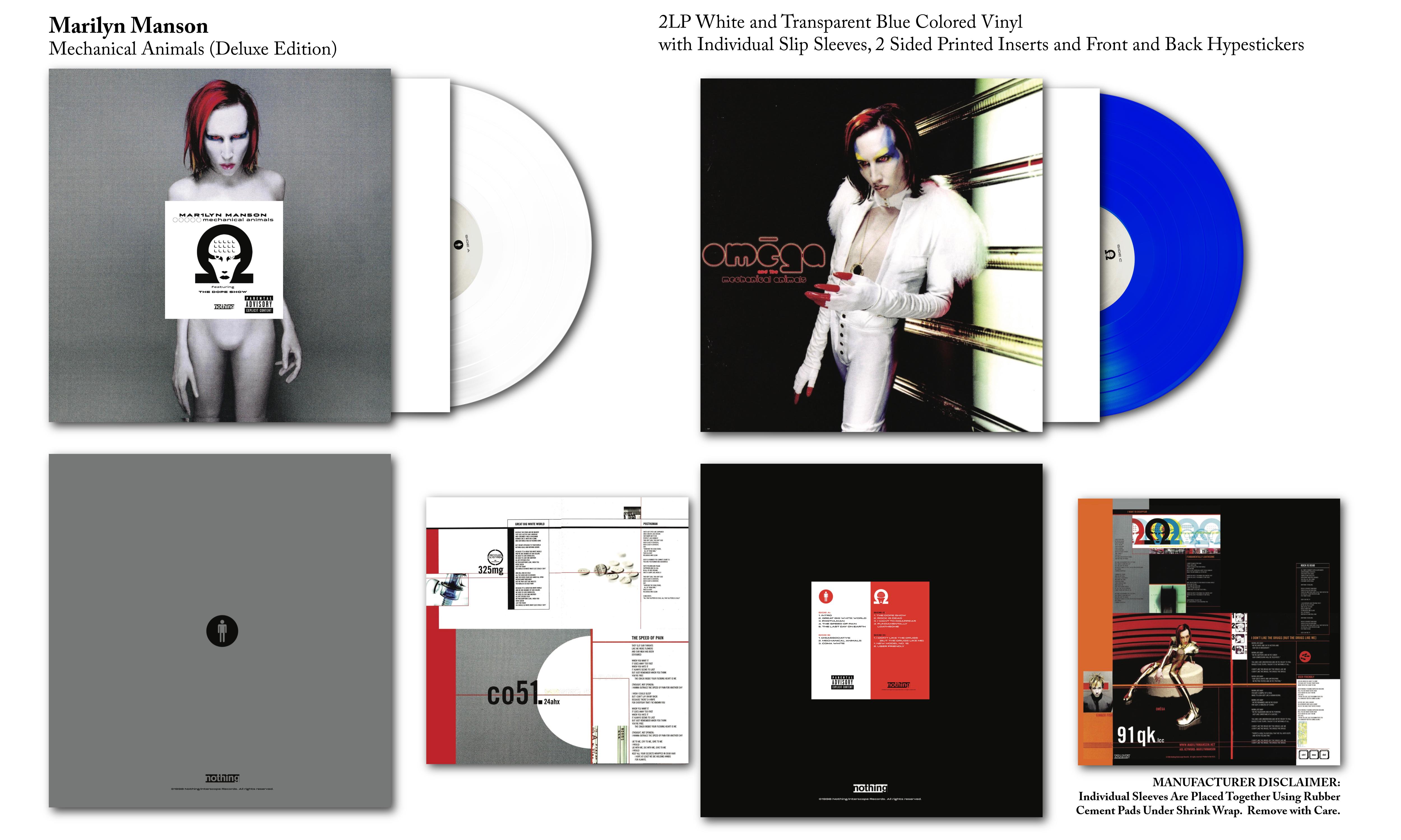 Marilyn Manson ‎– Mechanical Animals DELUXE LIMITED EDITION 2LP