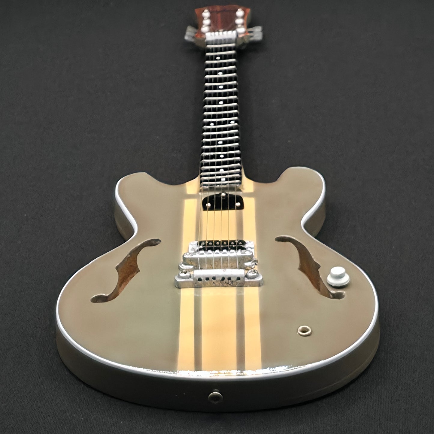 Miniature Guitar - Tom Delonge Blink 182 Epiphone ES333  - Model Guitar Inc Stand