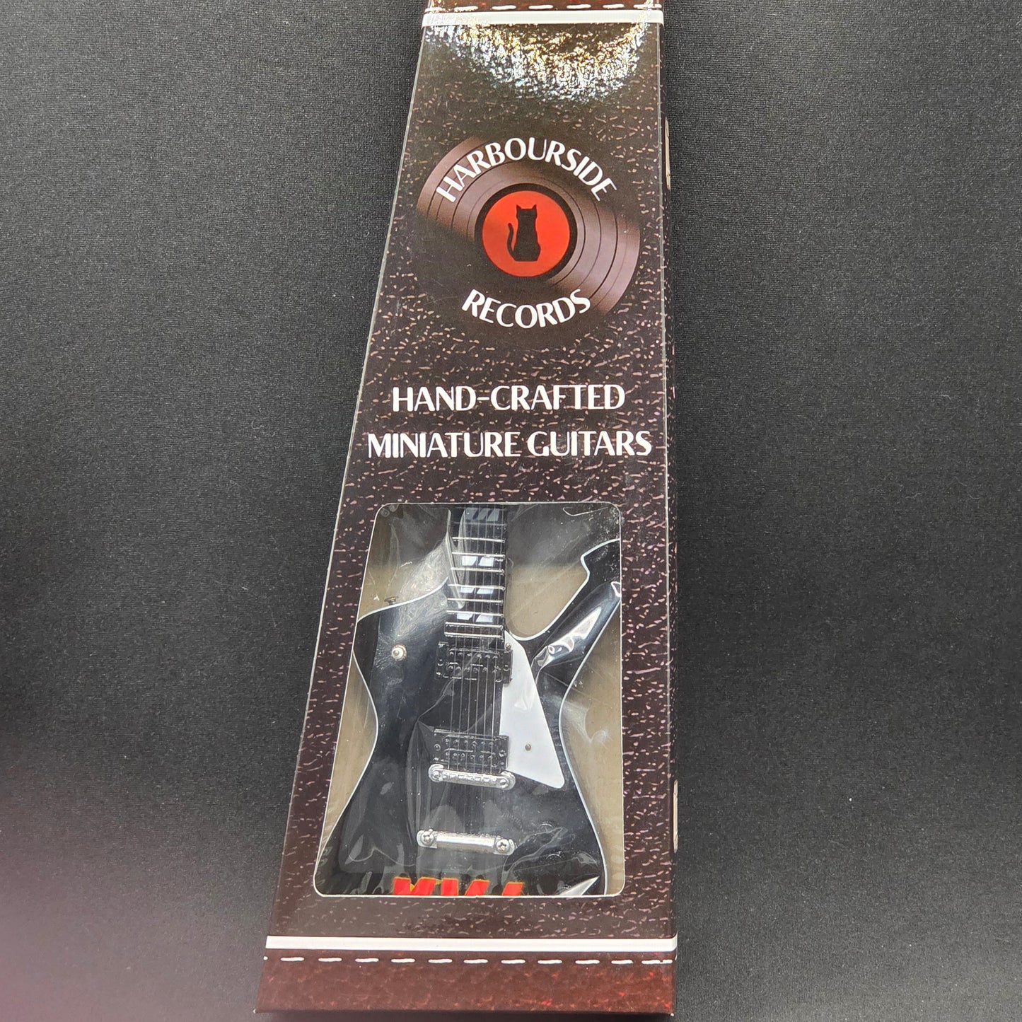 Miniature Guitar - KISS Paul Stanley - Model Guitar Inc Stand