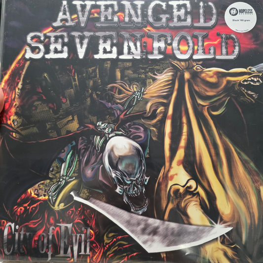 Avenged Sevenfold - City Of Evil (2xLP, Album, RE, RP, Bla) Vinyl Record / LP
