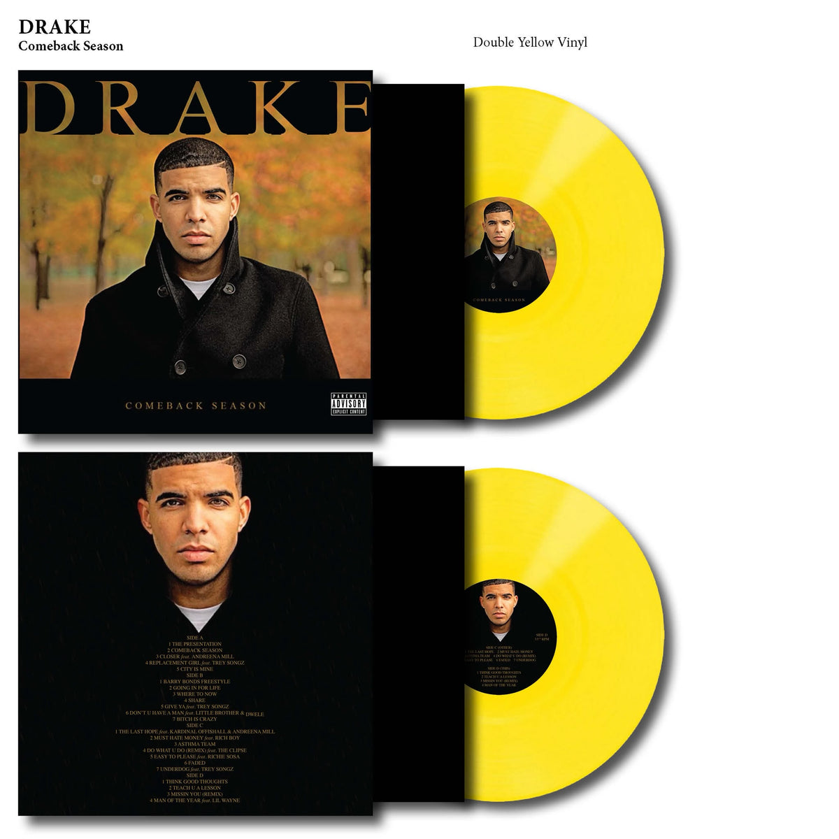 Drake - Comeback Season Vinyl Record 2LP